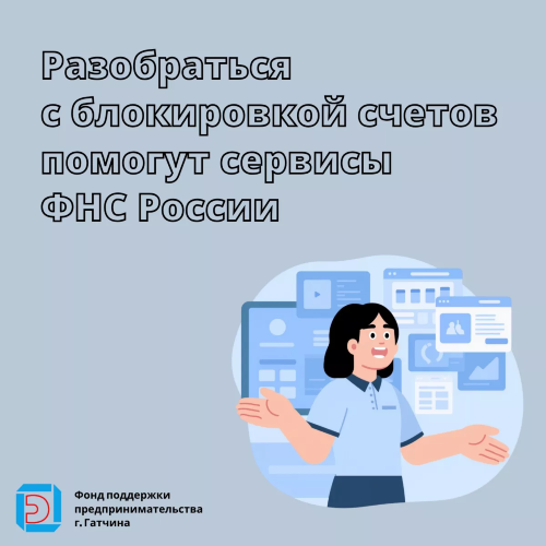 Заблокировали расчетный счет? Разобраться в причинах помогут сервисы ФНС России