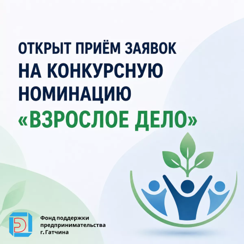 «Взрослое дело»: открыт приём заявок на конкурс